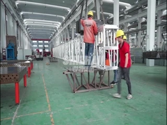 Botte en aluminium triangulaire de broche d'OEM pour le défilé de mode