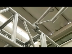 Facile assemblez la cabine extérieure de salon commercial de botte en aluminium de broche