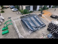 botte en aluminium légère carrée d'éclairage d'exposition de botte de 290x290mm