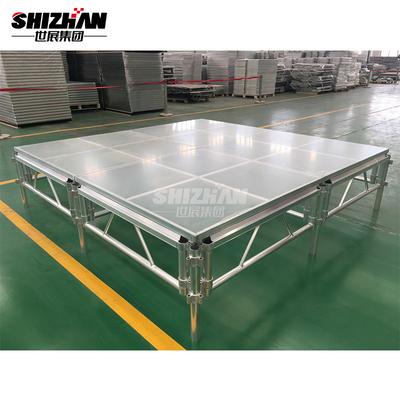 Wedding Aluminum Stage Platform Acrylic Event Stage Height Adjustable