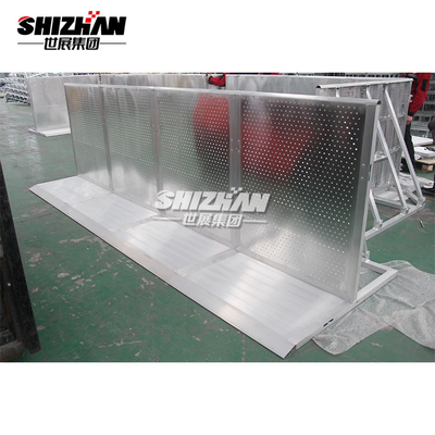 Event High Barrier TUV EN 1090 Aluminum Crowd Barrier Reliable