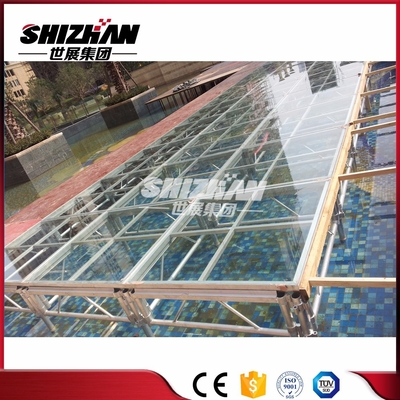 Outdoor Concert Stage Glass Portable Folding Stage