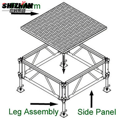TUV certificated factory directly Aluminum Outdoor Event Concert Stage Riser Platform Design