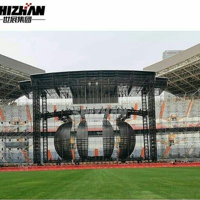 LED Ball Heavy Duty Truss 85 Ton Loading Capacity Aluminium Stage Truss Structure