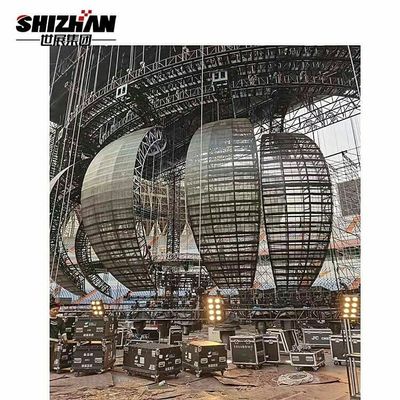 LED Ball Heavy Duty Truss 85 Ton Loading Capacity Aluminium Stage Truss Structure