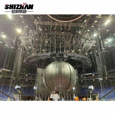 LED Ball Heavy Duty Truss 85 Ton Loading Capacity Aluminium Stage Truss Structure