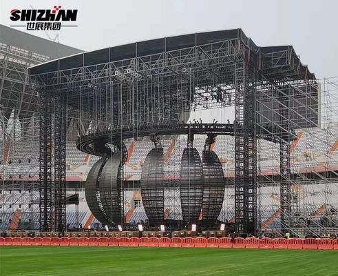 LED Ball Heavy Duty Truss 85 Ton Loading Capacity Aluminium Stage Truss Structure