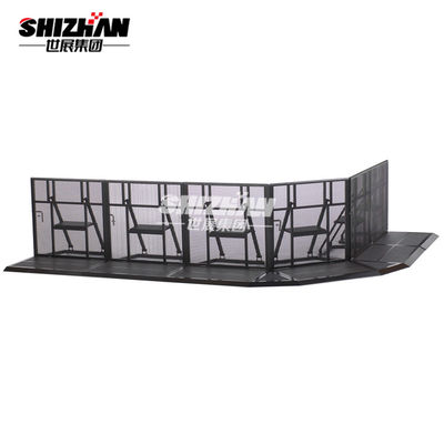 Folding Steel Concert Crowd Control Barriers With Gate Can Across People