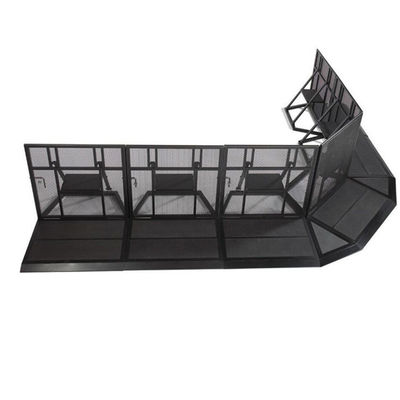 Movable Transparent Noise Stage Security Barrier