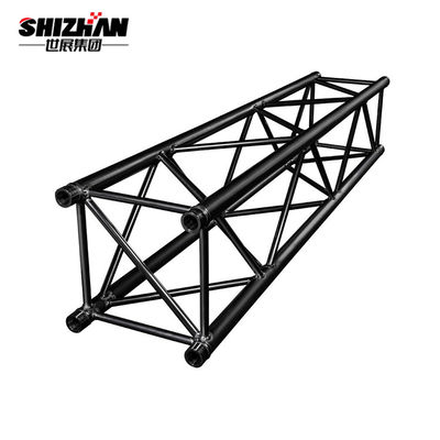 Powder Coated Durable Black Aluminum Lighting Tower Truss For Display