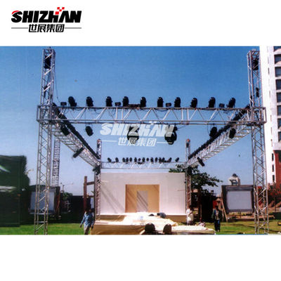 Square Display Aluminum Spigot Truss Silver Color