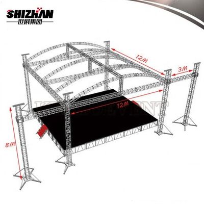 Outdoor Mobile Aluminum Roof Truss Stands DJ Booth