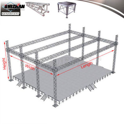 Outdoor Mobile Aluminum Roof Truss Stands DJ Booth