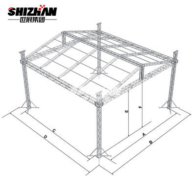 Outdoor Mobile Aluminum Roof Truss Stands DJ Booth