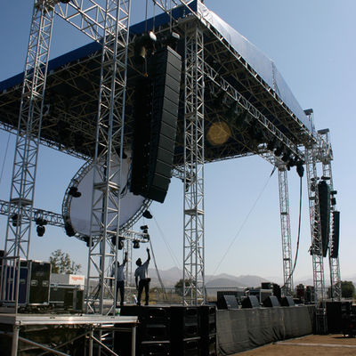 Exhibition Lighting Triangle Bolt Truss Electric Galvanized Portable