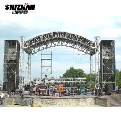 Aluminum Frame Stage Light Truss DJ Booth Structure Event Spigot 520*760mm