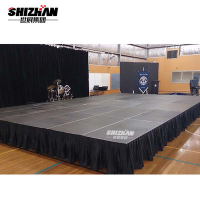 ISO Portable Concert Anti-slip Waterproof Aluminum Concert Truss Stage