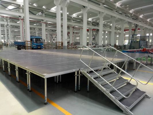 anti-slip tablet telescopic theatre portable aluminum adjustable mobile stage deck equipment