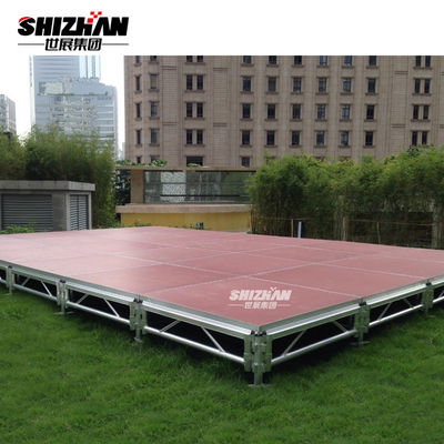 ISO Portable Concert Anti-slip Waterproof Aluminum Concert Truss Stage