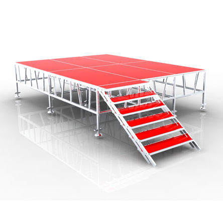 ISO Portable Concert Anti-slip Waterproof Aluminum Concert Truss Stage