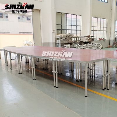 Concert Aluminum Stage Platforms Mobile Truss Stage System
