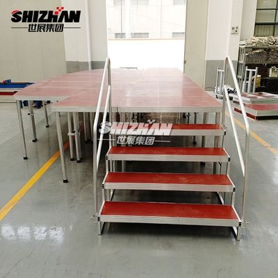 Custom Aluminum Lighting Platform Stage Roof Truss System Outdoor Stage Platform