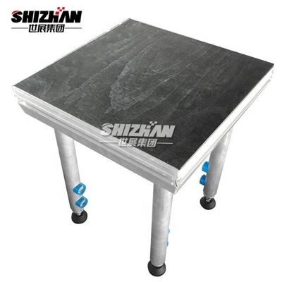Party Event Aluminum Stage Platforms Folding Adjustable Legs Wedding Stage TUV