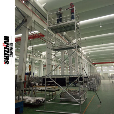 Aluminium 10m Double Height Cantilever Scaffold Tower