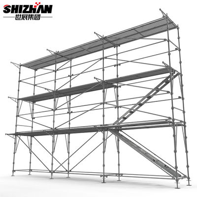 Outdoor Removable Aluminum Telescopic Scaffold Tower 6m Platform