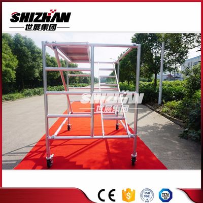 OEM Catwalk Aluminium Mobile Scaffoldtower Cold Galvanization
