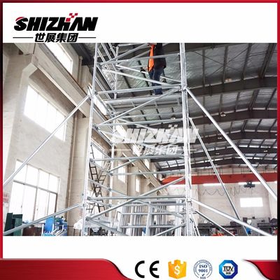 OEM Catwalk Aluminium Mobile Scaffoldtower Cold Galvanization