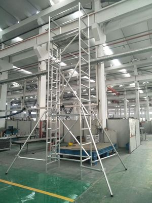 Aluminium 10m Double Height Cantilever Scaffold Tower