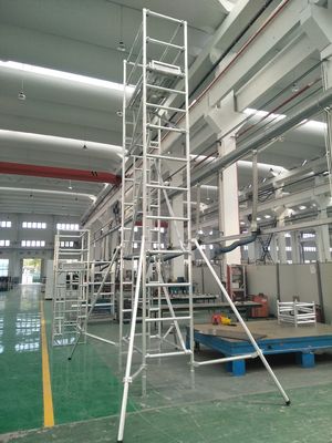 Aluminium 10m Double Height Cantilever Scaffold Tower