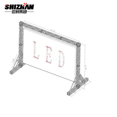 LED Wall Screen Light Truss Stand Triangular Aluminum Truss For Fashion Show