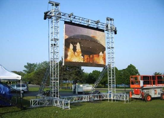 LED Wall Screen Light Truss Stand Triangular Aluminum Truss For Fashion Show