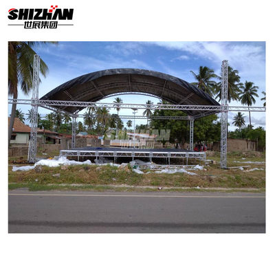 Sound And Light Arch Roof Truss Aluminum Truss Roof System for Event Staging