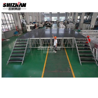 Outdoor Concerts Entertainment Aluminum Stage Platforms Easy Assemble