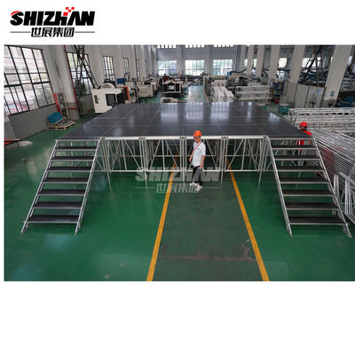 Outdoor Concerts Entertainment Aluminum Stage Platforms Easy Assemble