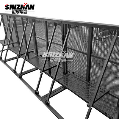 Aluminum Box Steel Concert Crowd Control Barriers Flood Barrier Expandable