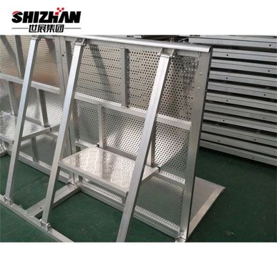 Aluminum Box Steel Concert Crowd Control Barriers Flood Barrier Expandable