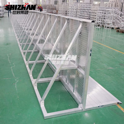 Aluminum Box Steel Concert Crowd Control Barriers Flood Barrier Expandable