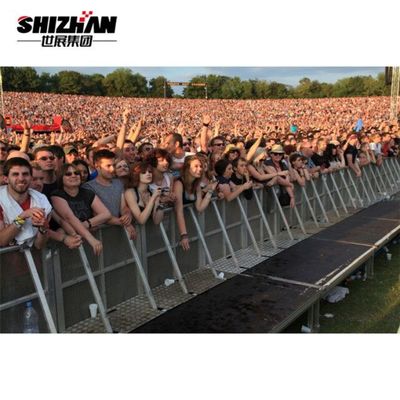 Aluminum Box Steel Concert Crowd Control Barriers Flood Barrier Expandable