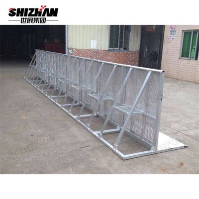 Aluminum Box Steel Concert Crowd Control Barriers Flood Barrier Expandable