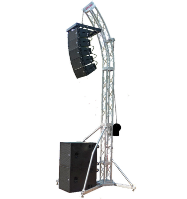 Tuv certificated line array speaker truss stand aluminum for sale