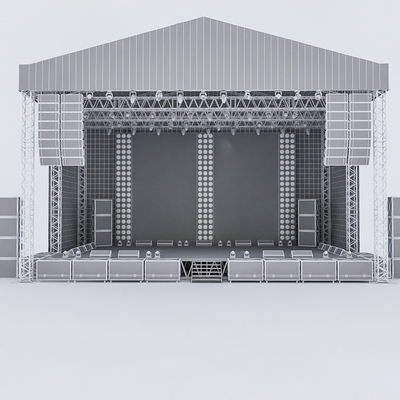 Aluminum Alloy Square Box Curved Canopy Event Truss Roof System
