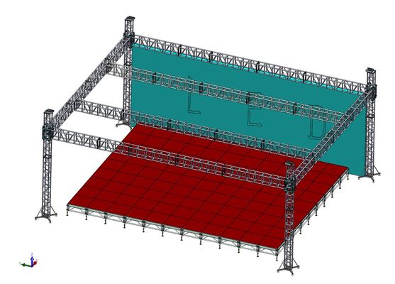 Aluminum Alloy Stage Truss for Events and Concerts