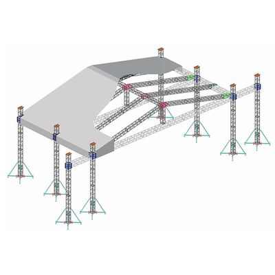 Aluminum Alloy Outdoor Sound and Lights Truss Display