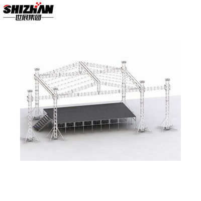 Square Display Aluminum Spigot Truss Silver Color