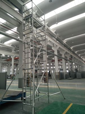 Aluminium 10m Double Height Cantilever Scaffold Tower