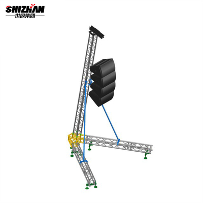 Aluminum Line Array Speaker Truss Stand Mini Tower Aluminum Truss